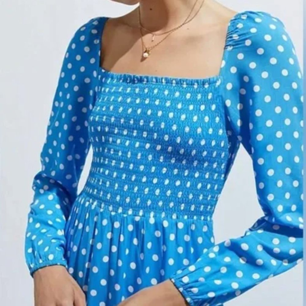 Anthropologie Dolan Polka Dot Dress